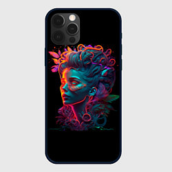 Чехол для iPhone 12 Pro The Neon Queen, цвет: 3D-черный