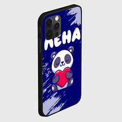 Чехол для iPhone 12 Pro Лена панда с сердечком, цвет: 3D-черный — фото 2