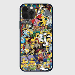 Чехол для iPhone 12 Pro Simpsonhistory, цвет: 3D-черный