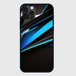 Чехол для iPhone 12 Pro Dark geometry, цвет: 3D-черный