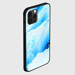 Чехол для iPhone 12 Pro Снежные обвалы, цвет: 3D-черный — фото 2