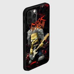 Чехол для iPhone 12 Pro Simpsons Rock and roll, цвет: 3D-черный — фото 2