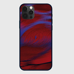 Чехол для iPhone 12 Pro Красная буря, цвет: 3D-черный