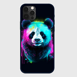 Чехол iPhone 12 Pro Панда в неоновых красках