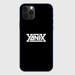 Чехол для iPhone 12 Pro Yanix надпись, цвет: 3D-черный