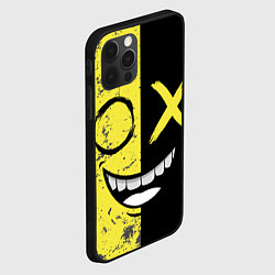 Чехол для iPhone 12 Pro Смайлик с улыбкой, цвет: 3D-черный — фото 2