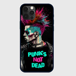 Чехол для iPhone 12 Pro Панк в краске, цвет: 3D-черный
