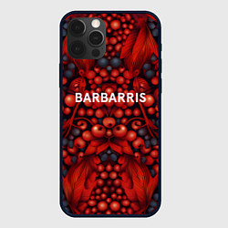 Чехол для iPhone 12 Pro Барбарис, цвет: 3D-черный