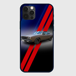 Чехол для iPhone 12 Pro Американский автомобиль 1980 года Buick LeSabre, цвет: 3D-черный