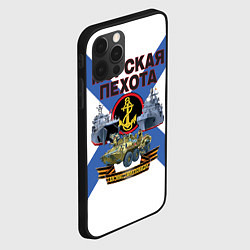 Чехол для iPhone 12 Pro Морская пехота - где мы, там победа!, цвет: 3D-черный — фото 2