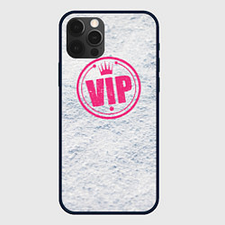 Чехол для iPhone 12 Pro Vip, цвет: 3D-черный