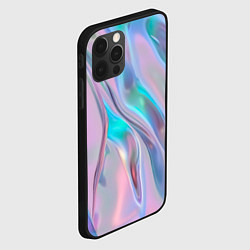 Чехол для iPhone 12 Pro Атласный шёлк, цвет: 3D-черный — фото 2