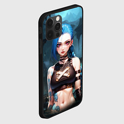 Чехол для iPhone 12 Pro Arcane League of Legends Jinx, цвет: 3D-черный — фото 2