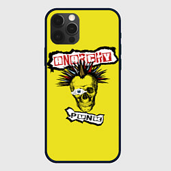Чехол для iPhone 12 Pro Панк анархист, цвет: 3D-черный