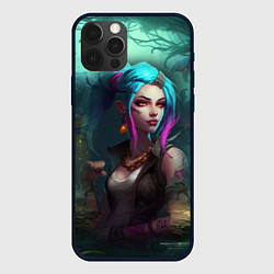 Чехол iPhone 12 Pro Jinx fantasy art Arcane League of Legends