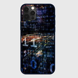 Чехол для iPhone 12 Pro Шифр, цвет: 3D-черный