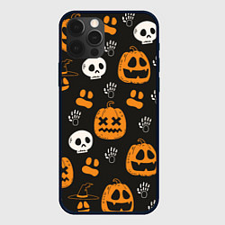 Чехол для iPhone 12 Pro Holiday halloween, цвет: 3D-черный