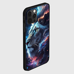 Чехол для iPhone 12 Pro Galactic lion, цвет: 3D-черный — фото 2