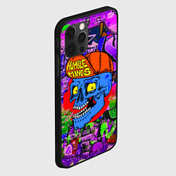 Чехол для iPhone 12 Pro Humble minds - skull - graffiti, цвет: 3D-черный — фото 2