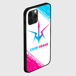 Чехол для iPhone 12 Pro Code Geass neon gradient style, цвет: 3D-черный — фото 2