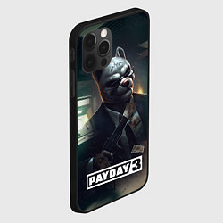 Чехол для iPhone 12 Pro Payday 2 dog mask, цвет: 3D-черный — фото 2