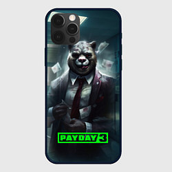 Чехол для iPhone 12 Pro Payday 3 crazy bear, цвет: 3D-черный