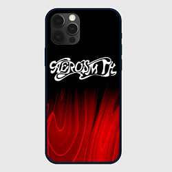 Чехол для iPhone 12 Pro Aerosmith red plasma, цвет: 3D-черный