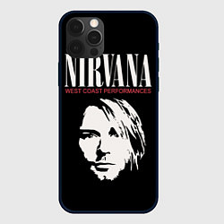 Чехол для iPhone 12 Pro Nirvana - Kurt Cobain, цвет: 3D-черный