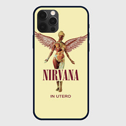 Чехол для iPhone 12 Pro Nirvana - In utero, цвет: 3D-черный