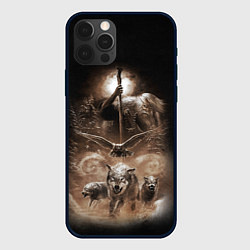 Чехол для iPhone 12 Pro Чернобог славянский бог, цвет: 3D-черный