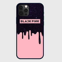 Чехол для iPhone 12 Pro Blackpink - oil space, цвет: 3D-черный