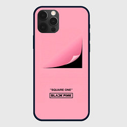 Чехол для iPhone 12 Pro Blackpink Square one, цвет: 3D-черный