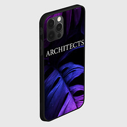 Чехол для iPhone 12 Pro Architects neon monstera, цвет: 3D-черный — фото 2