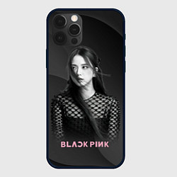 Чехол для iPhone 12 Pro Jisoo black, цвет: 3D-черный