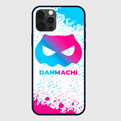 Чехол для iPhone 12 Pro DanMachi neon gradient style, цвет: 3D-черный