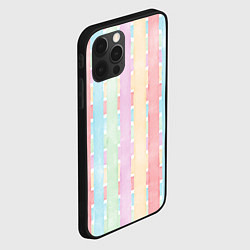 Чехол для iPhone 12 Pro Color lines, цвет: 3D-черный — фото 2