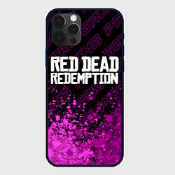 Чехол для iPhone 12 Pro Red Dead Redemption pro gaming: символ сверху, цвет: 3D-черный