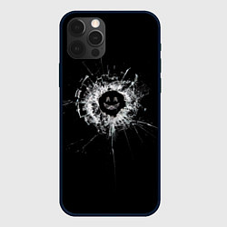 Чехол для iPhone 12 Pro Black Mirror - smile, цвет: 3D-черный