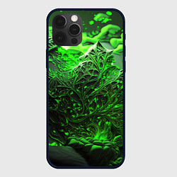 Чехол для iPhone 12 Pro Зеленая кислота, цвет: 3D-черный