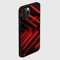 Чехол для iPhone 12 Pro Red neon CS GO, цвет: 3D-черный — фото 2