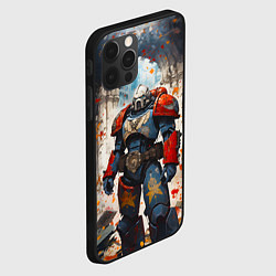 Чехол для iPhone 12 Pro Космодесант - Warhammer 40k, цвет: 3D-черный — фото 2