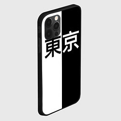 Чехол для iPhone 12 Pro Tokyo - Иероглифы, цвет: 3D-черный — фото 2