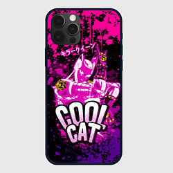 Чехол для iPhone 12 Pro Jo Jo - Королева убийца cool cat, цвет: 3D-черный