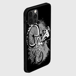 Чехол для iPhone 12 Pro Bmx jump rider, цвет: 3D-черный — фото 2