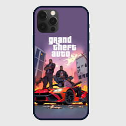 Чехол для iPhone 12 Pro Grand Theft Auto - game, цвет: 3D-черный