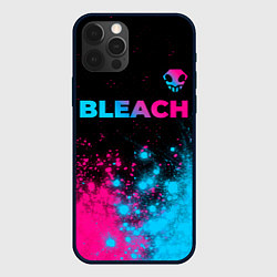 Чехол для iPhone 12 Pro Bleach - neon gradient: символ сверху, цвет: 3D-черный