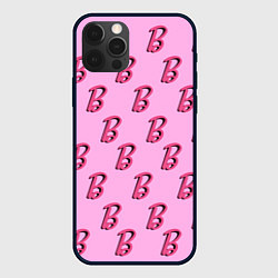 Чехол для iPhone 12 Pro B is for Barbie, цвет: 3D-черный