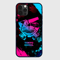 Чехол для iPhone 12 Pro Tokyo Ghoul - neon gradient, цвет: 3D-черный