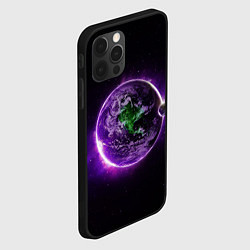 Чехол для iPhone 12 Pro Планета - космос, цвет: 3D-черный — фото 2