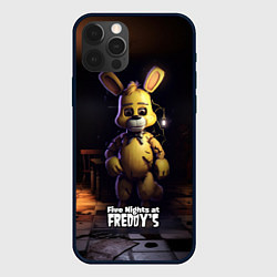 Чехол для iPhone 12 Pro Spring Bonnie Five Nights at Freddys, цвет: 3D-черный